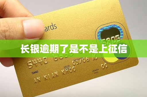 长银逾期了是不是上征信 长银逾期了是不是上征信
