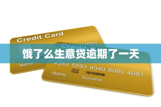 饿了么生意贷逾期了一天