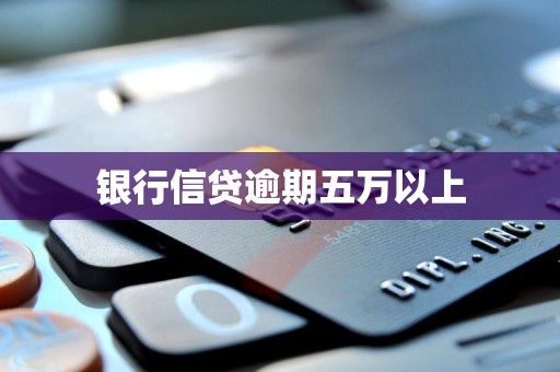 银行信贷逾期五万以上