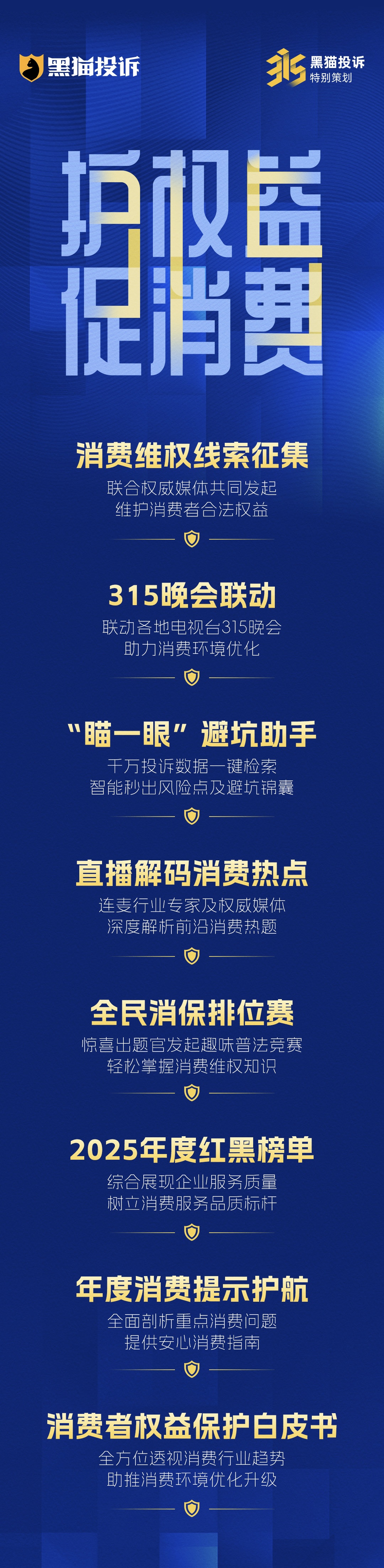 黑猫投诉开启2026年315特别策划：护权益促消费